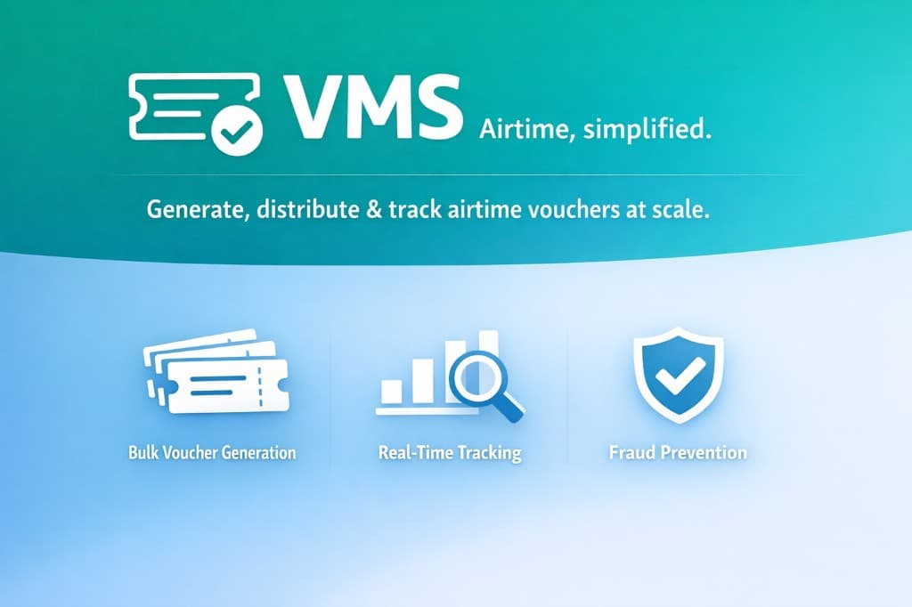 VMS — Voucher Management System — airtime, simplified.